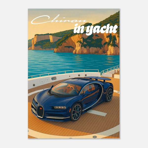 BUGATTI CHIRON IN YACHT